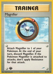 Magnifier - 101/105 - Uncommon - 1st Edition
